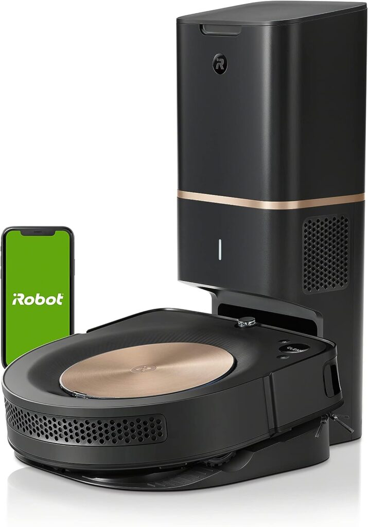 iRobot Roomba s9+ (9550) Self Emptying Robot Vacuum - Empties Itself for up to 60 Days, Detects  Cleans Around Objects in Your Home, Smart Mapping, Powerful Suction, Corner  Edge Cleaning