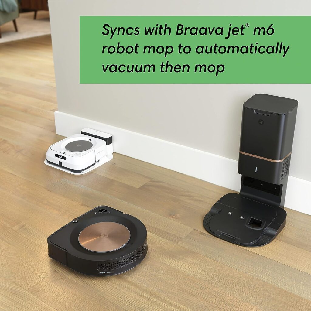 iRobot Roomba s9+ (9550) Self Emptying Robot Vacuum - Empties Itself for up to 60 Days, Detects  Cleans Around Objects in Your Home, Smart Mapping, Powerful Suction, Corner  Edge Cleaning