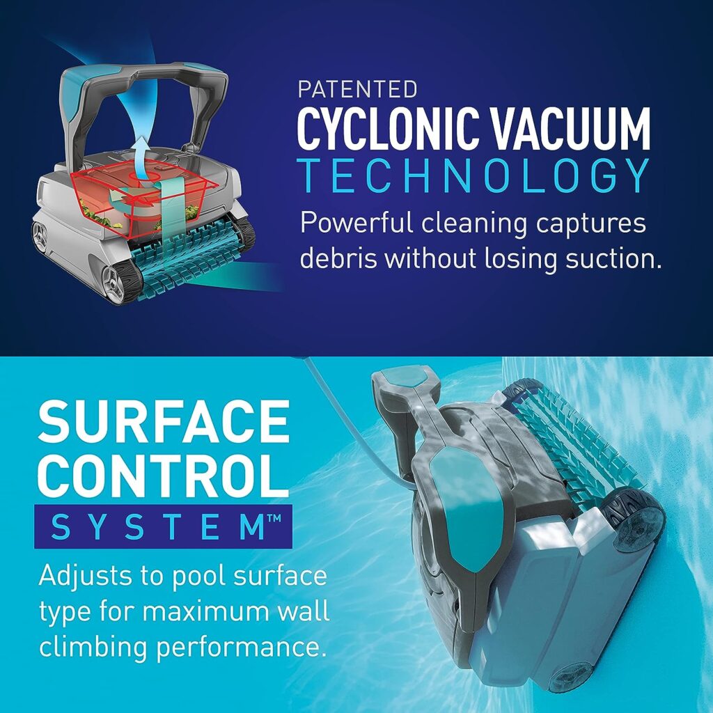 Polaris NEO Robotic Pool Cleaner, Automatic Vacuum for InGround Pools up to 40ft, Wall Climbing Vac w/ Strong Suction