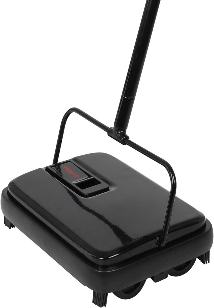 Eyliden Carpet Sweeper, Mini Size Lightweight Hand Push Carpet Sweepers - No Noise, Non-Electric - Easy Manual Sweeping, Automatic Compact Broom Only for Carpet Cleaning