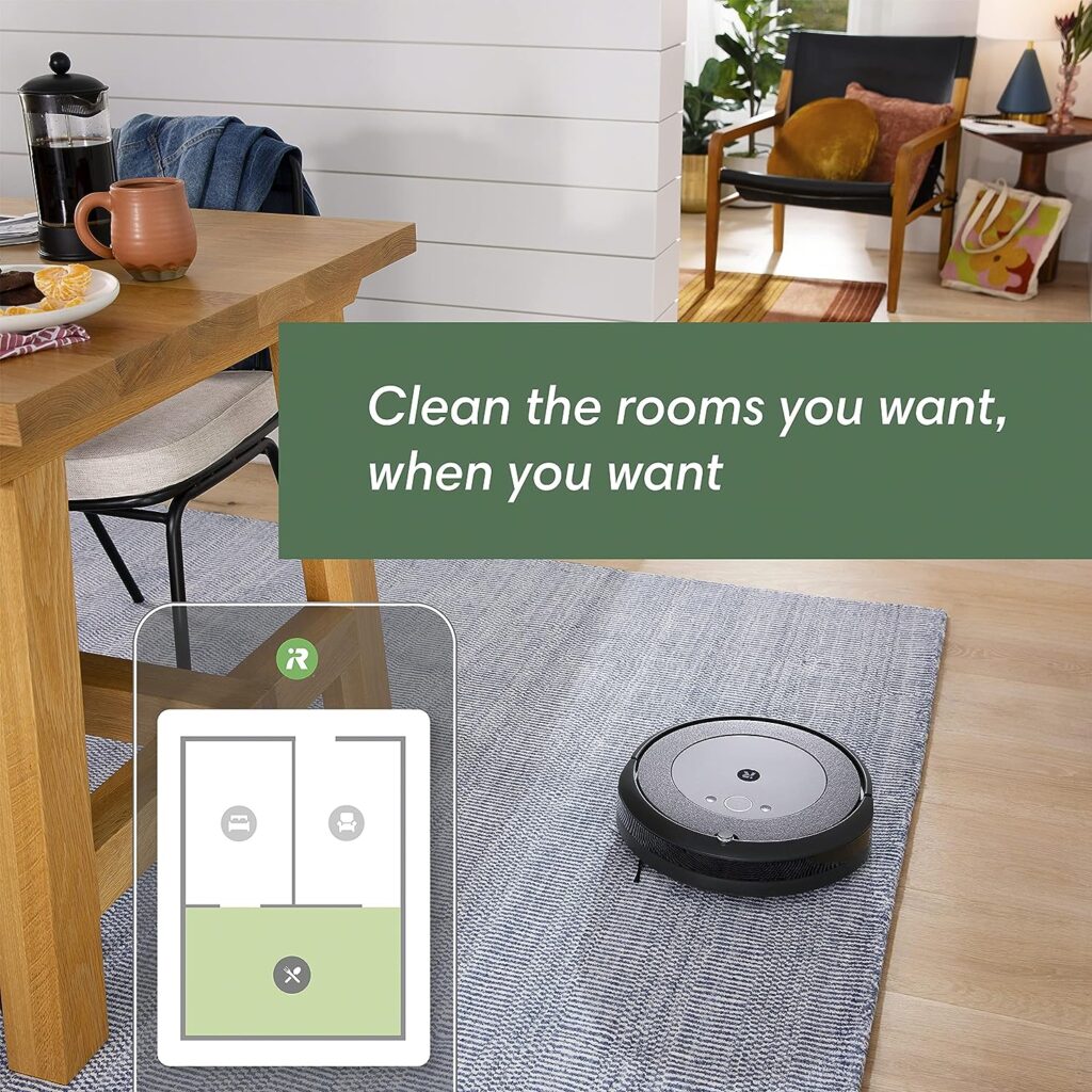 iRobot Roomba i3 EVO (3150) Wi-Fi Connected Robot Vacuum – Now Clean by Room with Smart Mapping Works with Alexa Ideal for Pet Hair Carpets  Hard Floors, Roomba i3