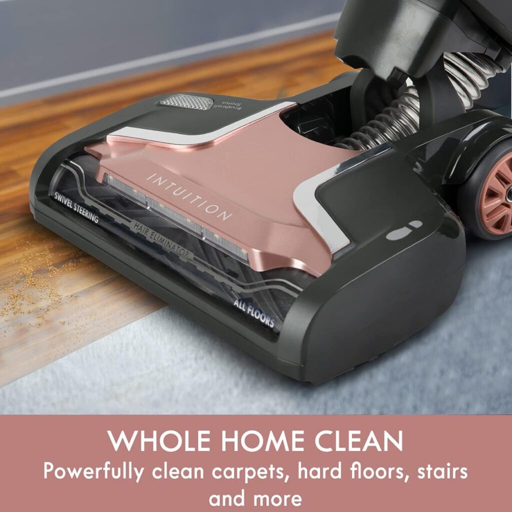 Kenmore BU4050 Intuition Bagged Upright Vacuum, liftup Cleaner with Hair Eliminator brushroll, pet Handi-Mate for Carpet, Hard Floor, Rose Gold