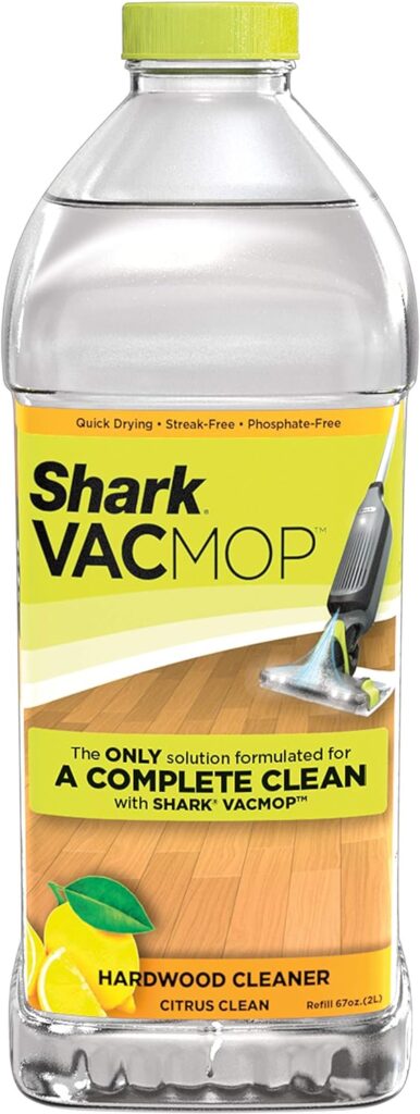 Shark VMP30 VACMOP Disposable Hard Floor Vacuum and Mop Pad Refills White  VACMOP Hardwood Cleaner Refill 2 Liter Bottle, 2 Liters  Multi-Surface Cleaner 2 Liter Bottle VCM60 VACMOP Refill