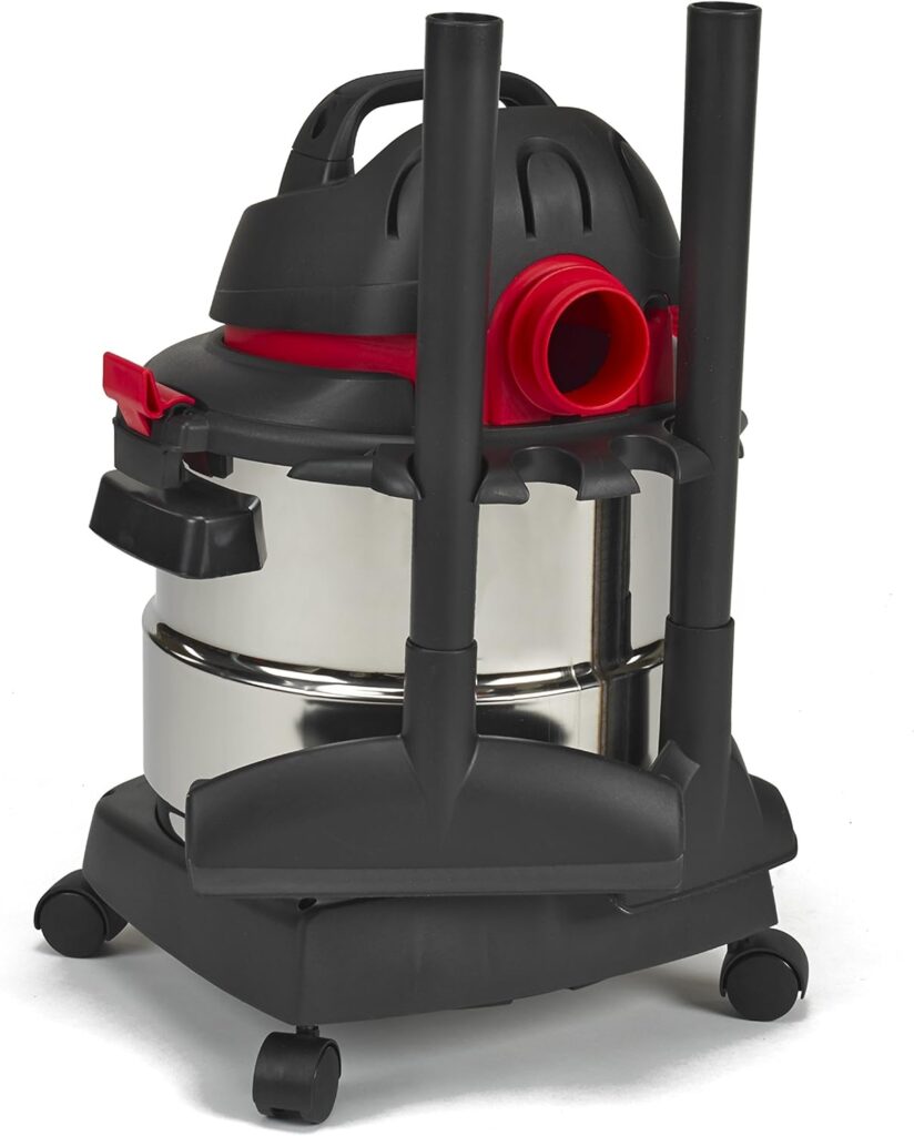 Shop-Vac 5989300 5-Gallon 4.5 Peak HP Stainless Steel Wet Dry Vacuum,Black, Black