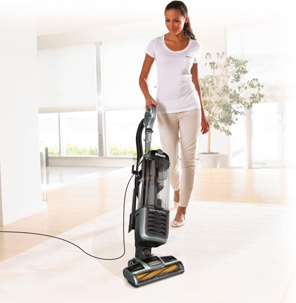 Shark ZU60 Navigator Upright Vacuum Self-Cleaning Brushroll with Zero-M Technology Pet Pro Bagless Easy Clean with Powerful Suction (Renewed)