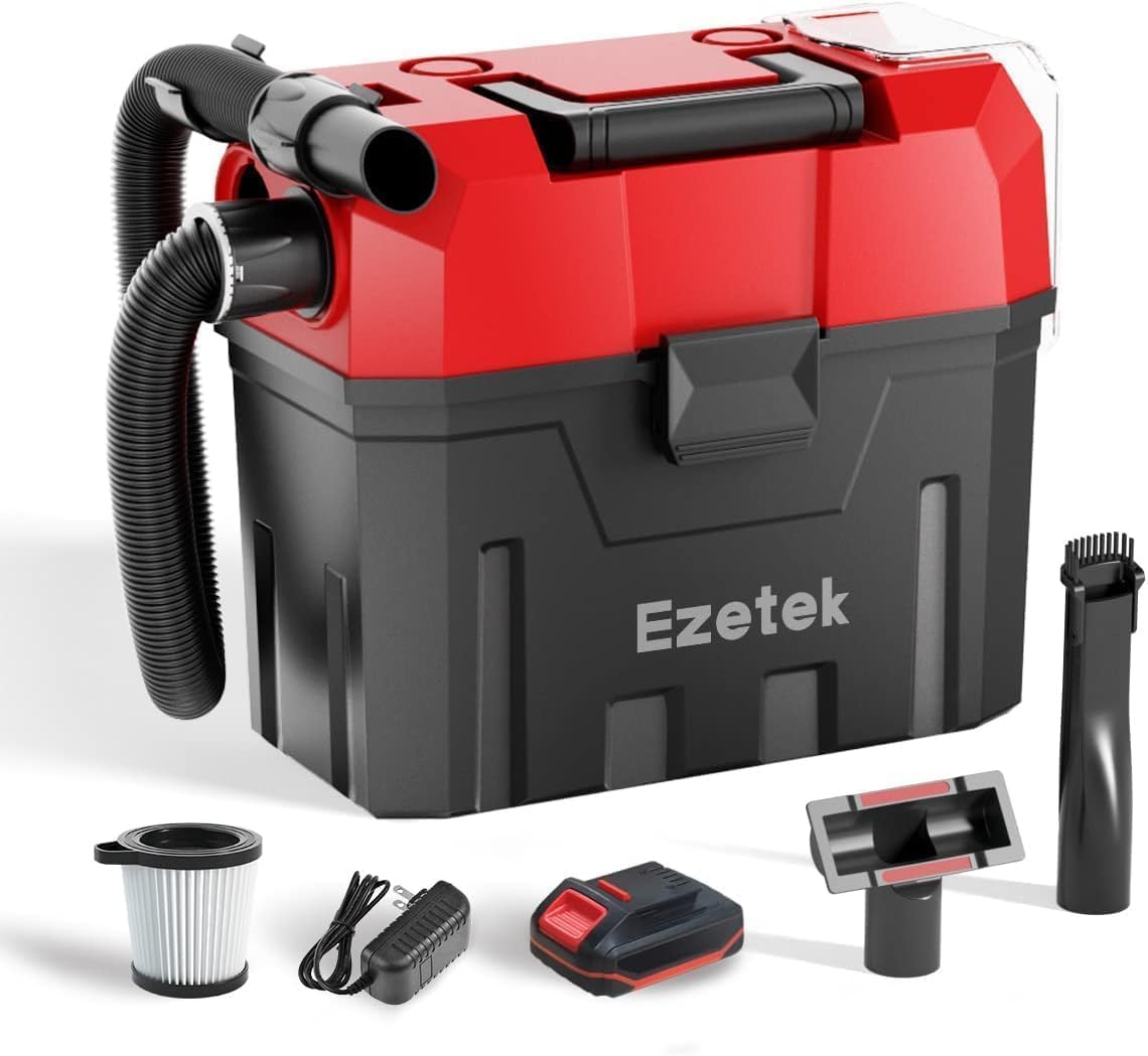 Ezetek Cordless Wet Dry Vac Review