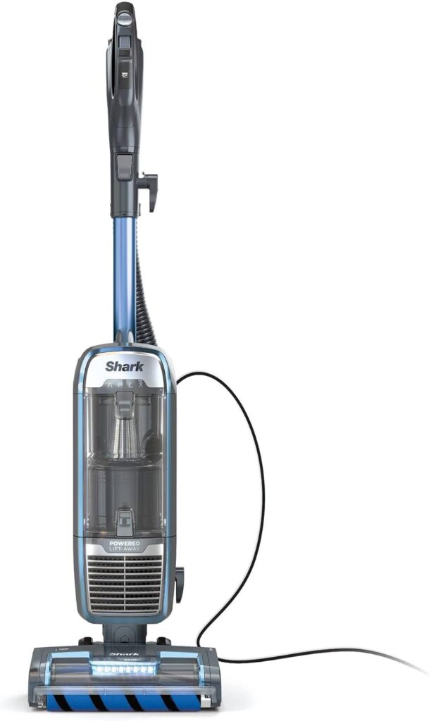 SHARK AZ1501 Apex Powered Lift Away Upright Vacuum with DuoClean  Self-Cleaning Brushroll, Crevice Tool, and Pet Multi-Tool for a Deep Clean on Above Floors, Blue (Renewed)